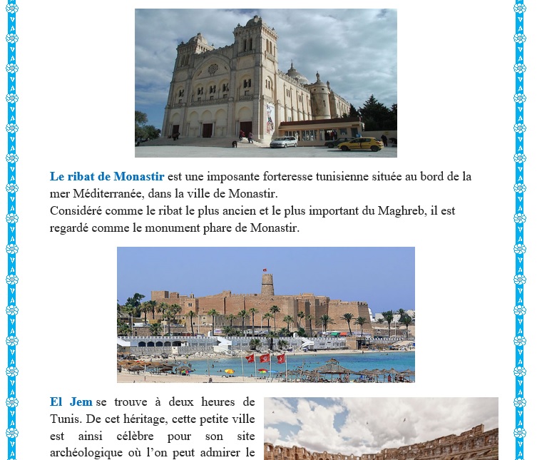 Les Monuments Célèbres de Tunisie
